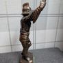 Statuette of a knight XIX century solid bronze and marble Image 4