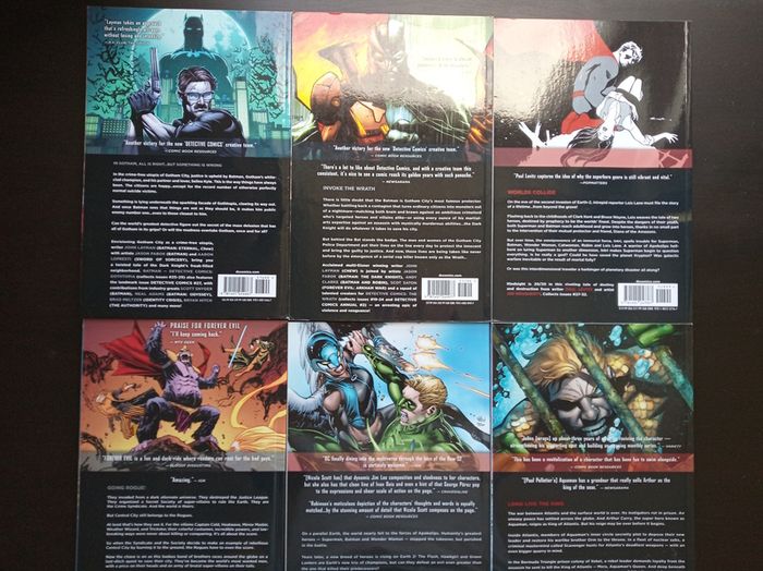 Graphic novels - DC new52 various tpbs