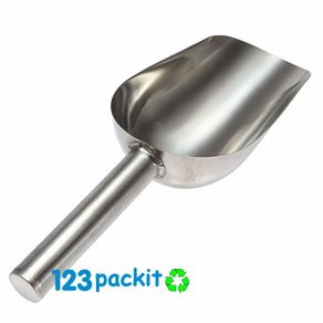 Lot of 2 Scoop High quality stainless steel scoop 8 inches perfect for candy carts party buffet