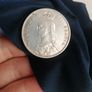 1887 Silver Half Crown Coin Image 4