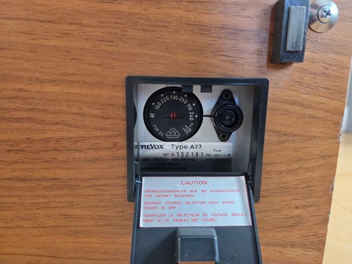 ReVox A77 Mk IV Tape Recorder 4 Track