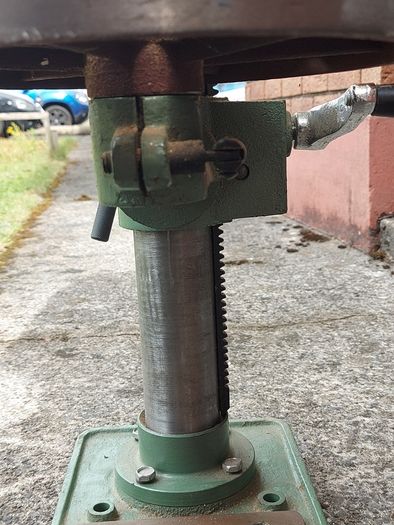Table Top Bruder Mannesmann Werkzeuge Saulenbohrmaschine, In As New Condition, Works Great, Very Heavy
