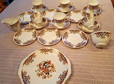 Colclough Bone China Tea Set (Set of 21)