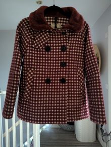 Wool short coat