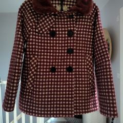 Wool short coat