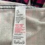 Topshop MOTO Pink Tartan Check Cropped Jacket - UK 10 Image 6