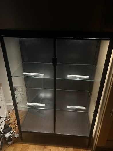 Ikea Rudsta Glass Display Cabinet