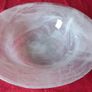 15.25 Inches Wide Murano Style Centerpiece Glass Bowl Image 5