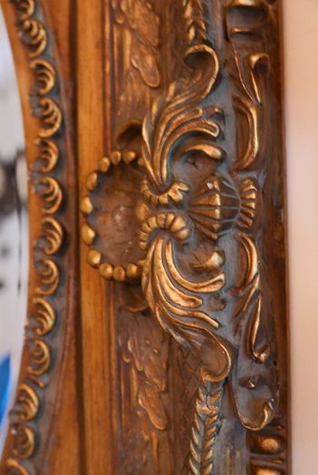 Vintage Ornate Gold Framed Mirror , Big ,Heavy and Thick 45" x 35" (Thickness 4")