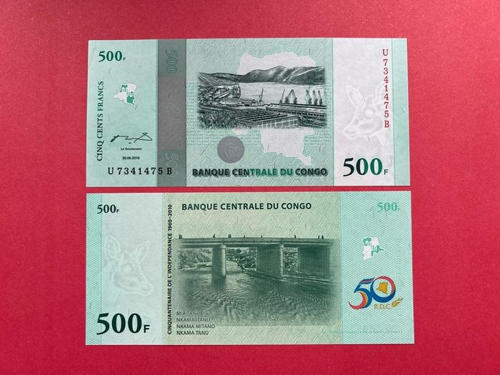 Congo  500 Francs  2010   (UNCIRCULATED  ) Commemorative  Issue