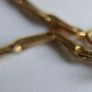 Antique Gold Filled Hayseed Chain Necklace and Pendant length 12" Image 10