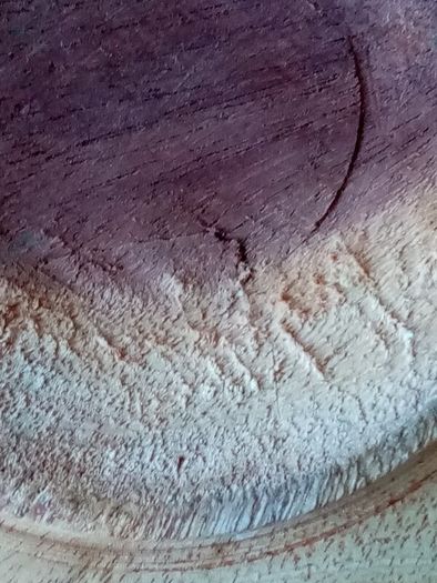 Wood turning bowl, display
