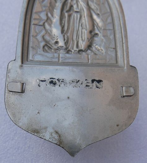 Vintage Holy Water Font - The Miraculous Medal