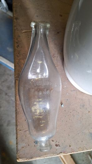 Vintage Allenburys Feeder antique glass baby bottle