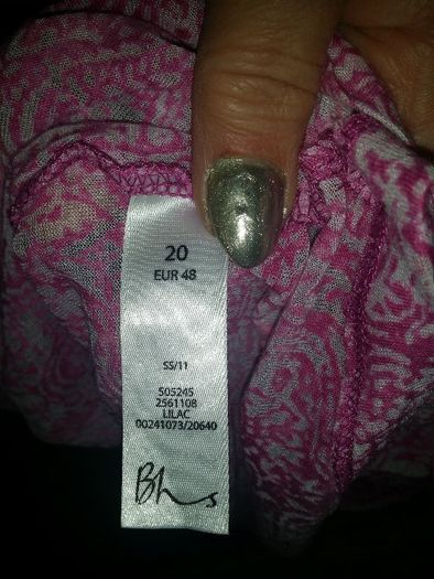 Vanilla Sands BHS Lilac top size UK20 EUR48 Perfect condition Postage included
