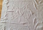Beautiful Off White Baby Shawl / Blanket