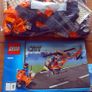 Lego City 7686: Helicopter Transporter (2009) 100% Complete (NO BOX) Image 2
