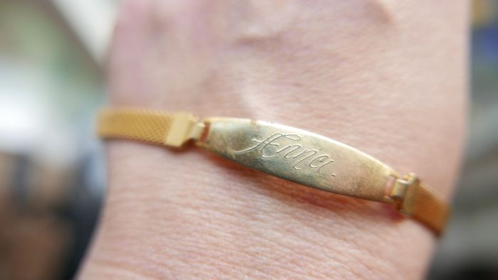 Vintage Gold Tone ANNA Bracelet 17cm