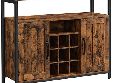Sideboard Kitchen Cabinet Storage Cabinet with 2 Doors for Living Room Kitchen Dining Room 100 x 35 x 81,4 cm.