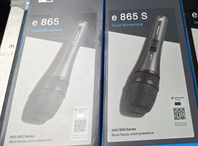 Sennheiser E865 Microphones Bnib
