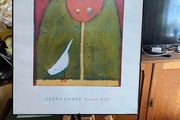 Framed Vintage "Goose Hill" Art by Elena Gomez, 1999