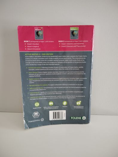 Active Maths 4 Leaving Certifcate Higher level - Book 2