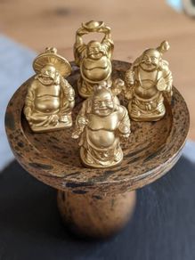 vintage  tiny good luck Buddha