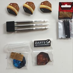 Dart board and darts