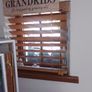 Wooden blinds x 4 Image 4