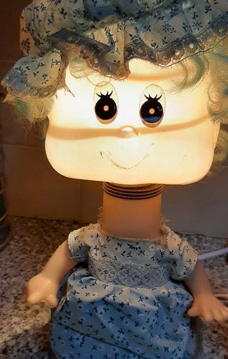 vintage lamp Doll 50 yrs old