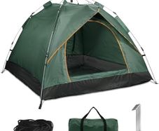 Hydraulic Dome Tent Automatic Camping Tents 3-4 Person Canopy with Carrying Bag Easy Set Up Tent | Wild Camping Tent | Cheap Tents for Camping 4 Person