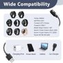 Smart Watch Charger 2 Pin Magnetic 4mm Charging USB Cables Compatible with Reflex Active, Radley, Nerunsa, AcclaFit Smartwatch Fitness Tracker Charging Cable(3.3FT/100cm) Image 2