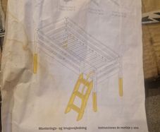 Flexa mid bed 120cm - legs, ladder and slide