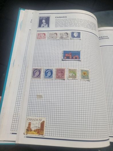 Stanley Gibbons World Collector Stamp Album With Many Stamps Included