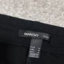 Mango Suit Black Seamed Leggings / Trousers - Size Medium (UK 10) Image 3