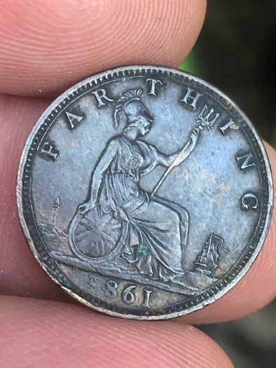 1861 Farthing Victoria