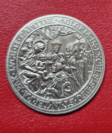 1976 Germany Aachen - Christmas Silver Thaler -Very Rare Piece