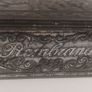 Fabulous Rembrandt's The Night Watch Vintage Hinged Biscuit Tin with a Raised Relief Reproduction of the Famous Painting, Attributed to the Victoria Biscuit Company of Holland Image 4