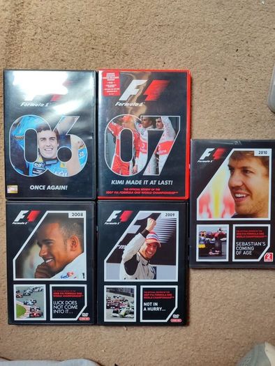 Formula 1 Season Review DVD's