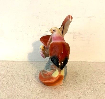 Vintage Ceramic Love bird Pen Holder