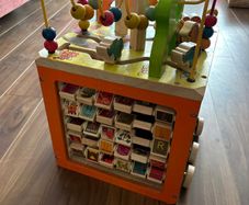 Zany Zoo wooden activity cube