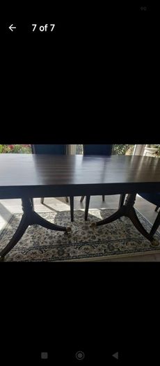 vintage dining table
