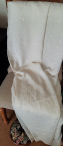Arnotts Solitare Embroidered Crushed Voile Panel 53' x 90' RRP 32.00 Each