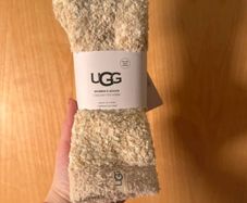 Chenille Ugg Socks