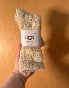 Chenille Ugg Socks