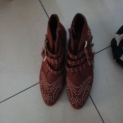 Primark    Patterned  Ankle Boots. S.7.   B.N.W.T