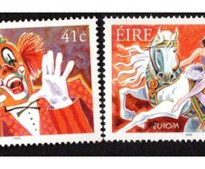 2002 Ireland Europa Circus Commemorative Stamps Mint Never Hinged (MNH)