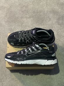 Black and white Nike p6000s