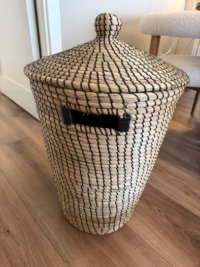 Rattan wash basket