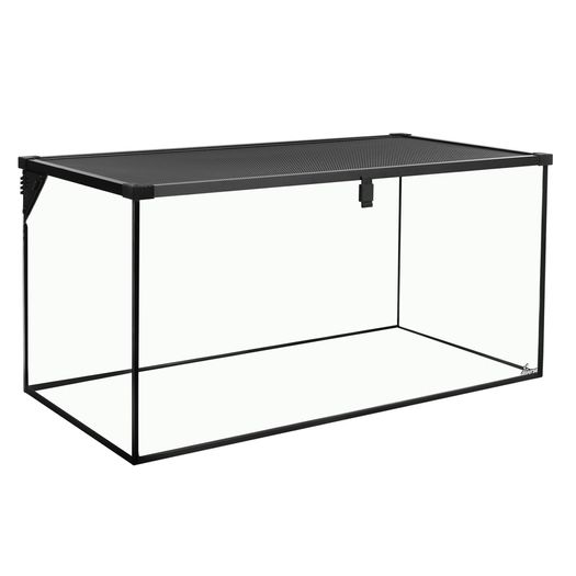 Glass Terrarium with Sliding Net